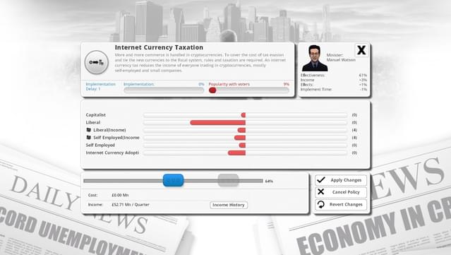Democracy 3: Clones and Drones screenshot 2