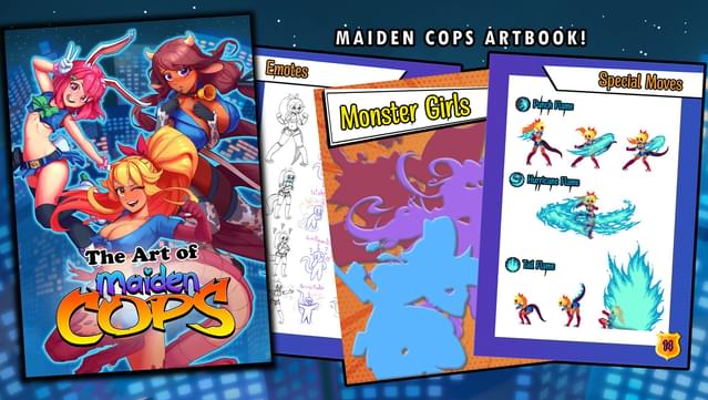 Maiden Cops - Art Book screenshot 0