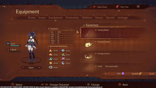 Super Neptunia RPG - [Foreign Series] Equipment Set screenshot 4