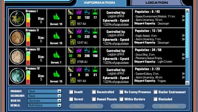 Master of Orion 3 screenshot 5
