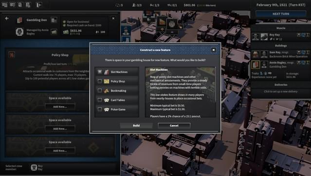 City of Gangsters: Atlantic City screenshot 1