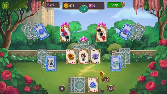 Solitaire Quest: Garden Story screenshot 1