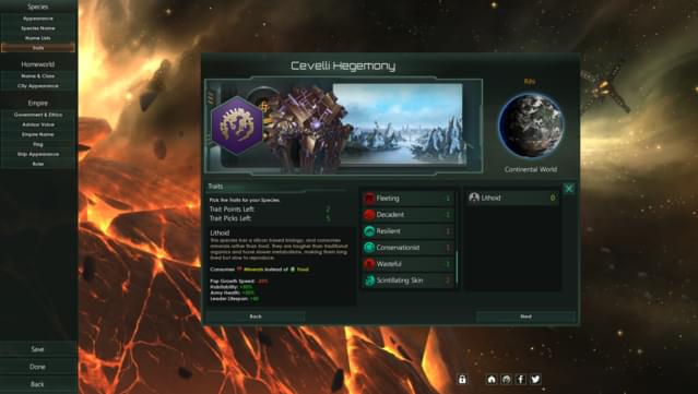 Stellaris: Lithoids Species Pack screenshot 0