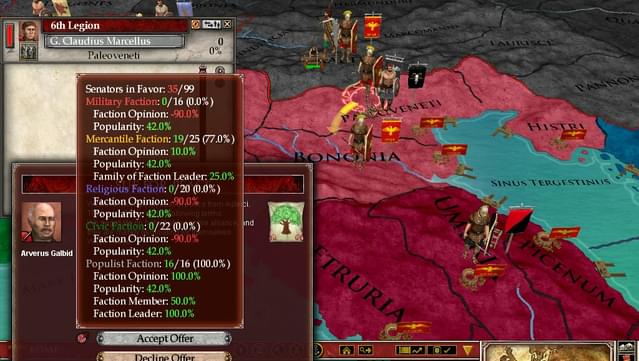 Europa Universalis: Rome Gold screenshot 7