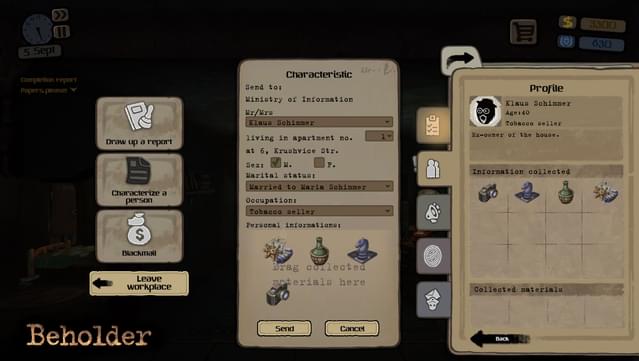 Beholder screenshot 2