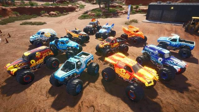 Monster Jam Steel Titans - Fire & Ice Truck Bundle screenshot 1