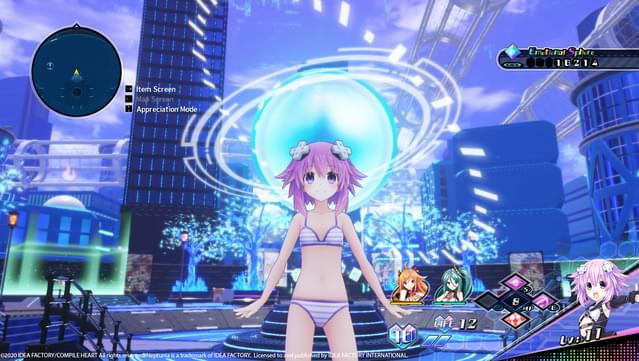 Neptunia Virtual Stars - Swimsuit Outfit: Goddess Set screenshot 3