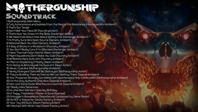 MOTHERGUNSHIP OST screenshot 0
