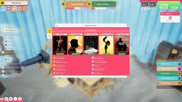 Moviehouse - The Film Studio Tycoon screenshot 5