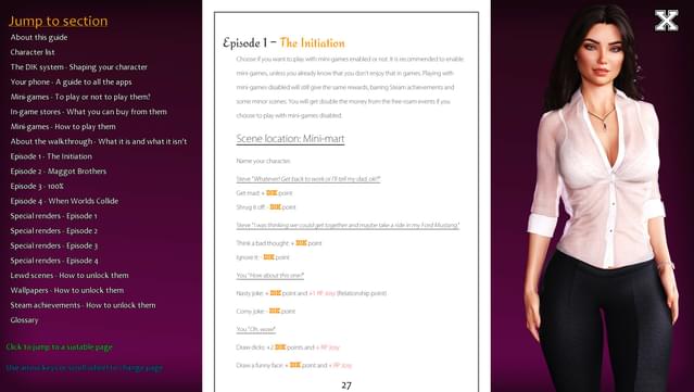 Being a DIK: Season 1 - The complete official guide screenshot 1