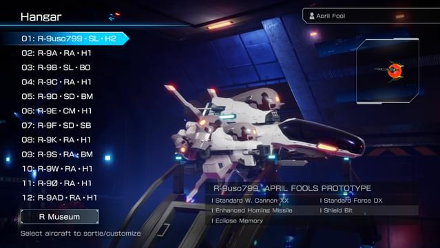 R-Type Final 2 - APRIL FOOLS PROTOTYPE R-Craft screenshot 1