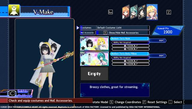 Neptunia Virtual Stars - Medwin Toris Pack screenshot 1
