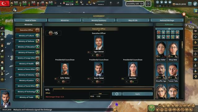 Realpolitiks 3: Earth and Beyond screenshot 2