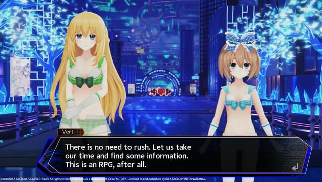 Neptunia Virtual Stars - Bikini Outfit: Goddess Set screenshot 4
