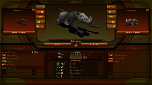 Impossible Creatures screenshot 2