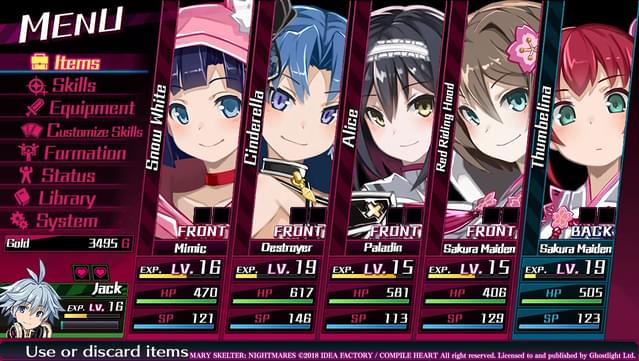 Mary Skelter: Nightmares screenshot 5