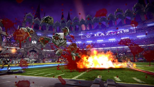 Mutant Football League - Brawltimore Razors screenshot 2