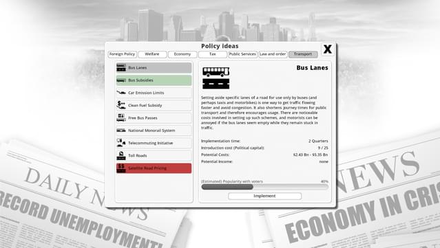 Democracy 3: Electioneering screenshot 6
