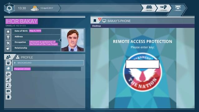 Orwell: Ignorance is Strength screenshot 1