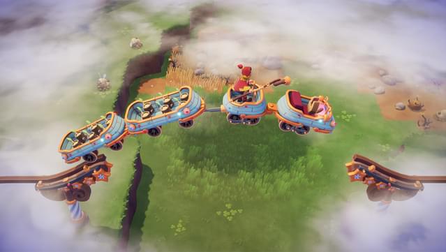 Oddsparks: An Automation Adventure - Coaster Rush screenshot 5