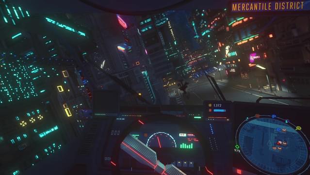Cloudpunk - City of Ghosts screenshot 2