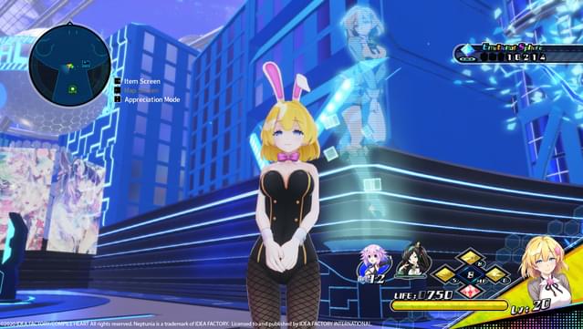 Neptunia Virtual Stars - Bunny Outfit: V-Idol Set screenshot 0