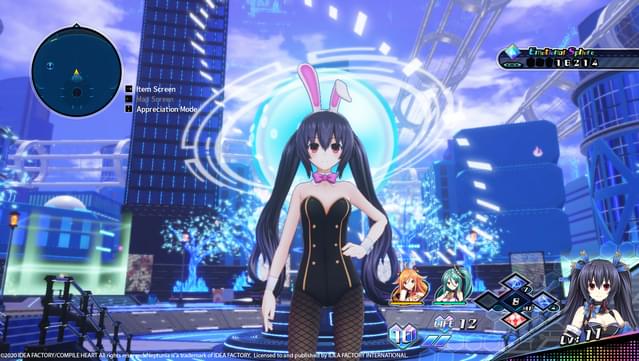 Neptunia Virtual Stars - Bunny Outfit: Goddess Set screenshot 2