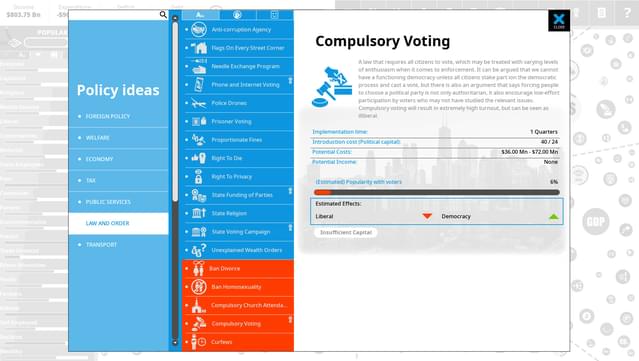 Democracy 4 - Voting Systems screenshot 3