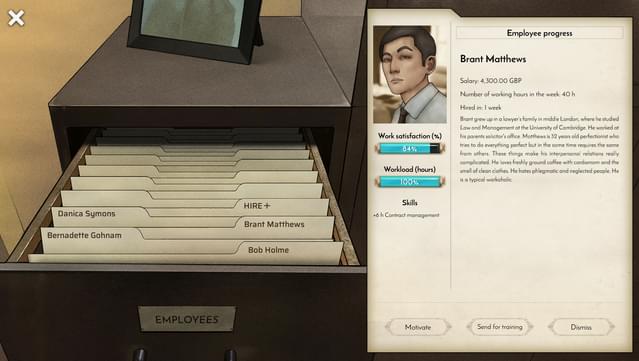 Coffee Noir - Business Detective Game DEMO screenshot 5