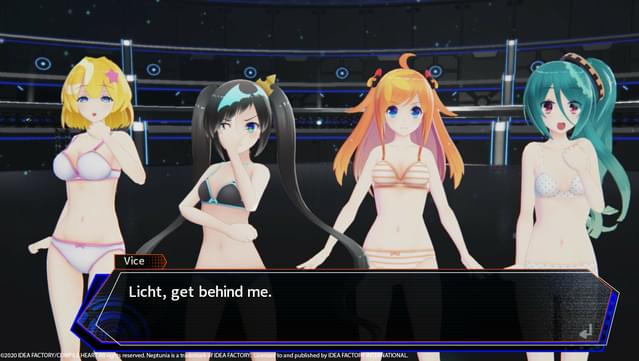 Neptunia Virtual Stars - Swimsuit Outfit: V-Idol Set screenshot 0
