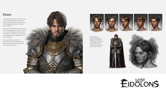 Lost Eidolons - Artbook & World Map screenshot 1