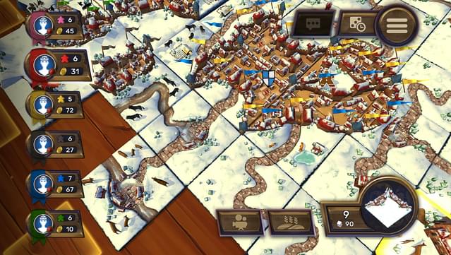 Carcassonne - Winter and Gingerbread Man screenshot 2