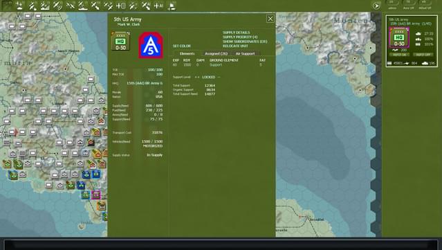 Gary Grigsby's War in the West: Operation Torch screenshot 1