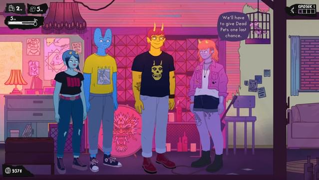 Dead Pets: A Punk Rock Slice of Life Sim - Deluxe Edition screenshot 0