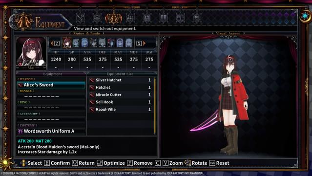 Death end re;Quest 2 - Blood Skelter Set screenshot 2