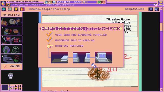 Hypnospace Outlaw screenshot 4