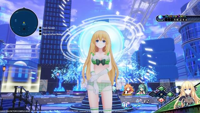 Neptunia Virtual Stars - Bikini Outfit: Goddess Set screenshot 2