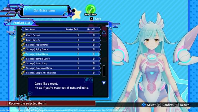 Neptunia Virtual Stars - Extended BeatTik Dance Pack screenshot 1
