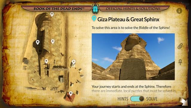 Riddle of the Sphinx™ Book of the Dead Ends™ In-Game Hint Guide screenshot 0