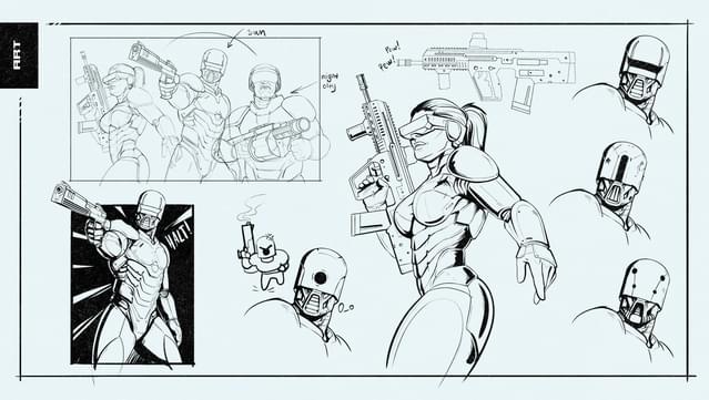 Mega City Force - Digital 80's Artbook screenshot 1
