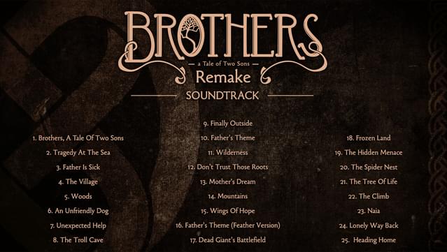 Brothers: A Tale of Two Sons Remake Original Soundtrack screenshot 0