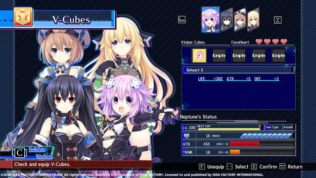 Neptunia Virtual Stars - Ileheart Pack screenshot 2