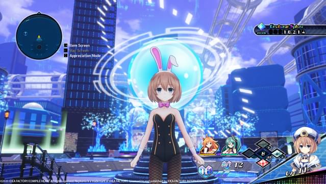 Neptunia Virtual Stars - Bunny Outfit: Goddess Set screenshot 3