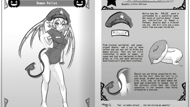 Siluman Fantasy - Monster Girl Sketch Vol.02A screenshot 2