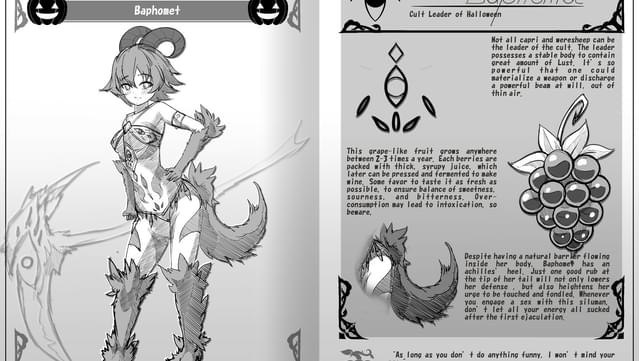 Siluman Fantasy - Monster Girl Sketch Vol.02B screenshot 2