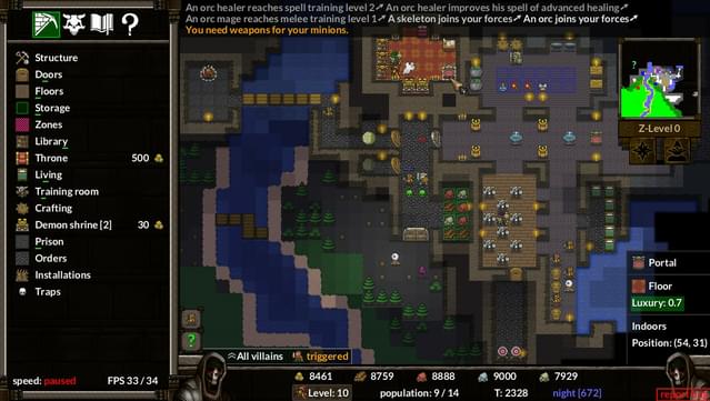 KeeperRL screenshot 0