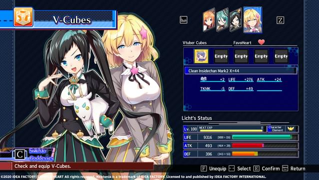 Neptunia Virtual Stars - INSIDEChan Sisters Pack screenshot 4