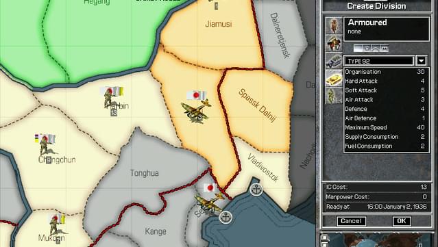 Hearts of Iron screenshot 1