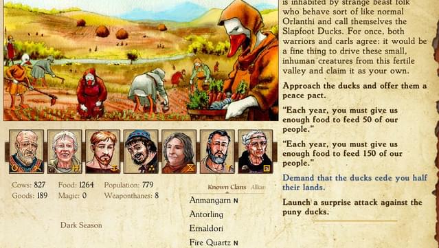 King of Dragon Pass screenshot 0
