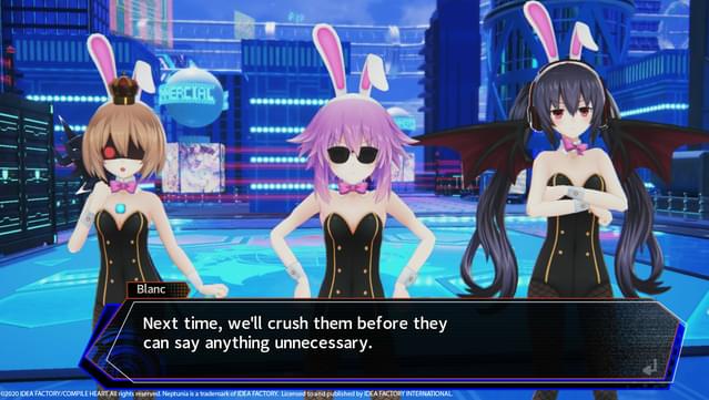 Neptunia Virtual Stars - Bunny Outfit: Goddess Set screenshot 0